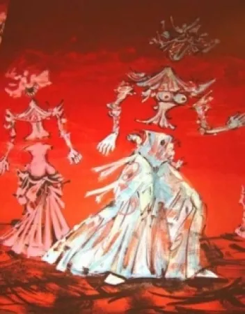 Lithografie Coutaud - Les femmes fleurs