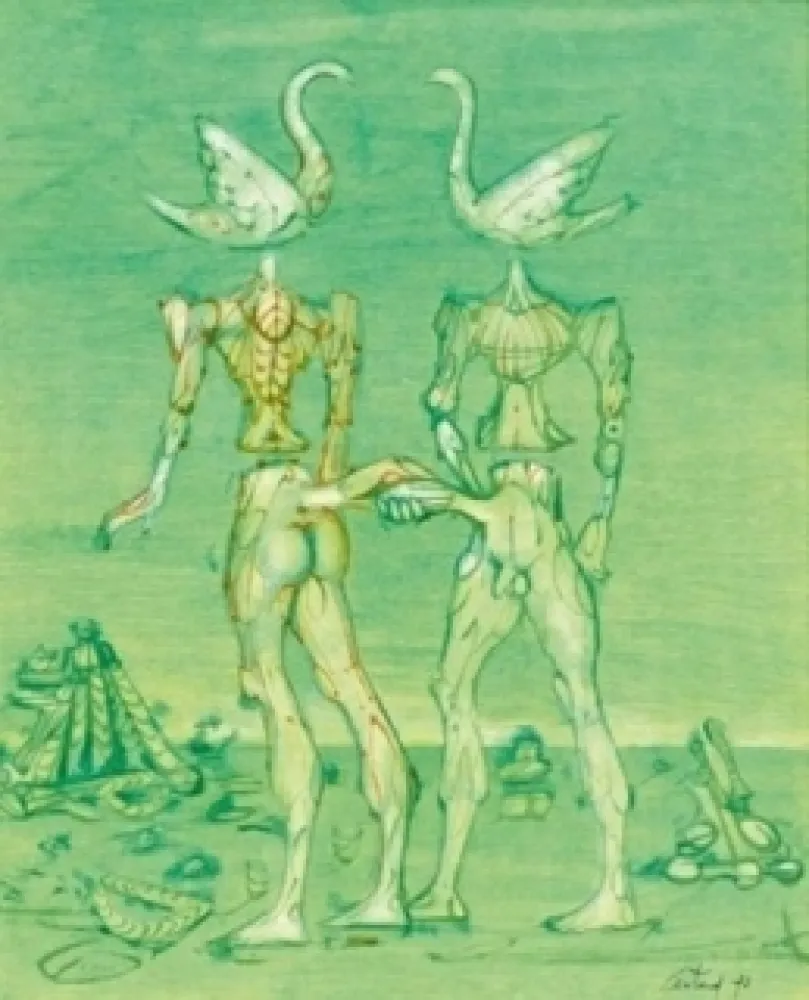 Lithografie Coutaud - Souvenir de Jersey