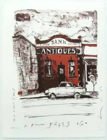 Lithografie Couture - Antique