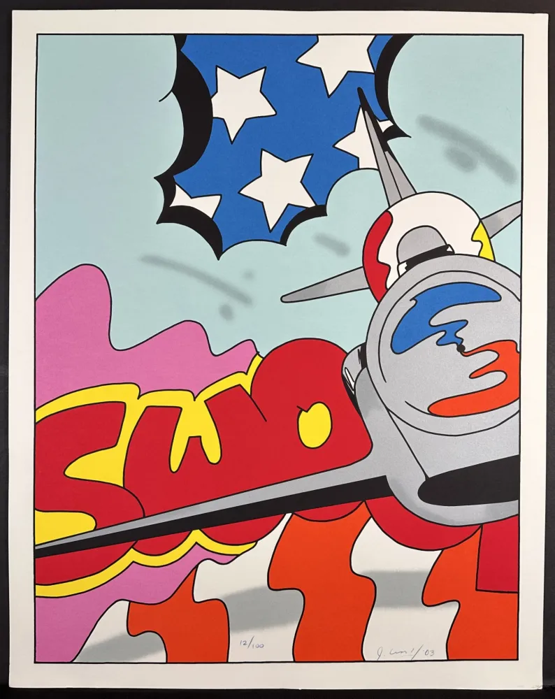 Lithografie Crash - American Thunderbird