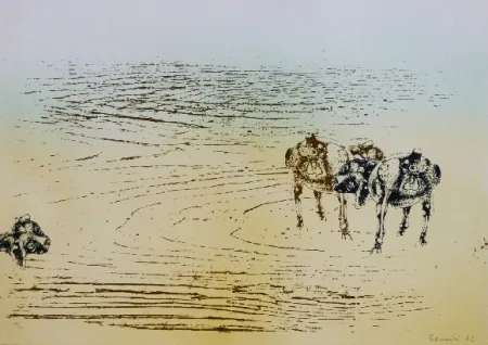 Lithografie Cremonini - DESERT