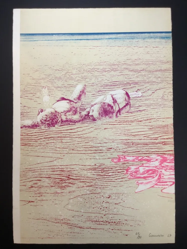 Lithografie Cremonini - La pelle al sole