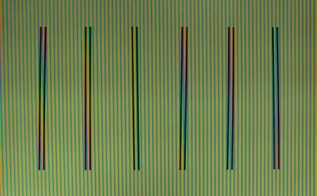 Lithografie Cruz-Diez - Couleur à l'Espace Olot