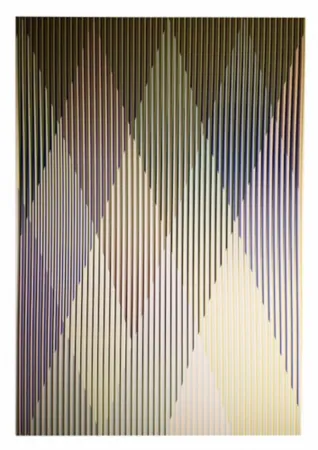 Zeefdruk Cruz-Diez - Couleur additive perseus 3