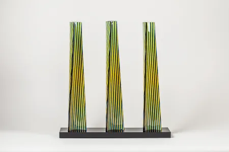 Keramiek Cruz-Diez - Cromovela Tryptich 20