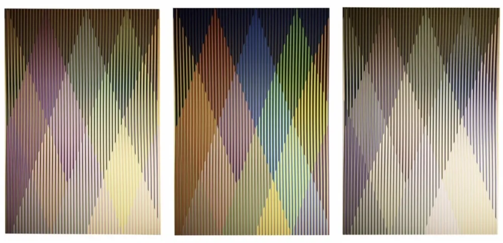 Zeefdruk Cruz-Diez - Douleur Additive Perseus