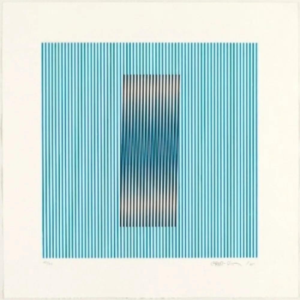 Ets En Aquatint Cruz-Diez - Induction del Amarillo Barcelona 