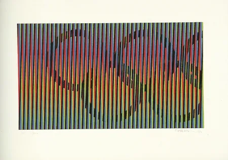 Lithografie Cruz-Diez - JO BARCELONA