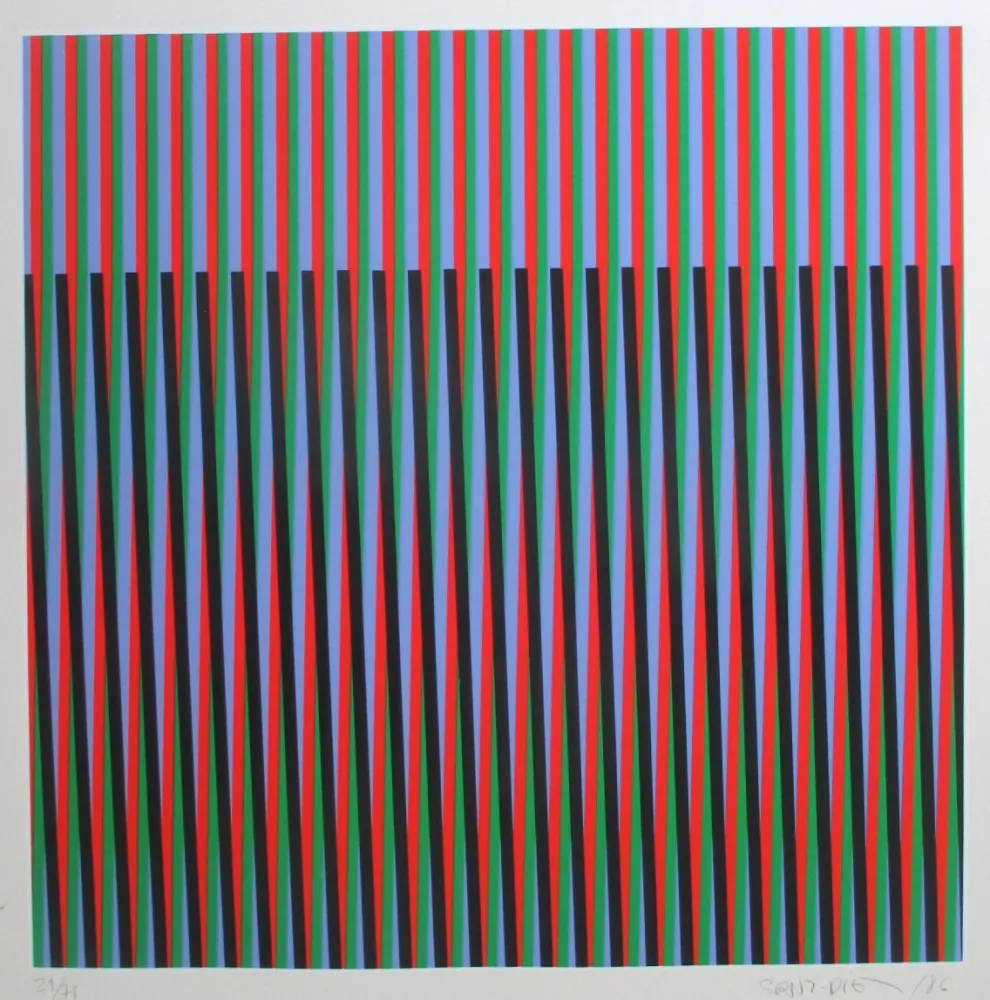 Zeefdruk Cruz-Diez - No title