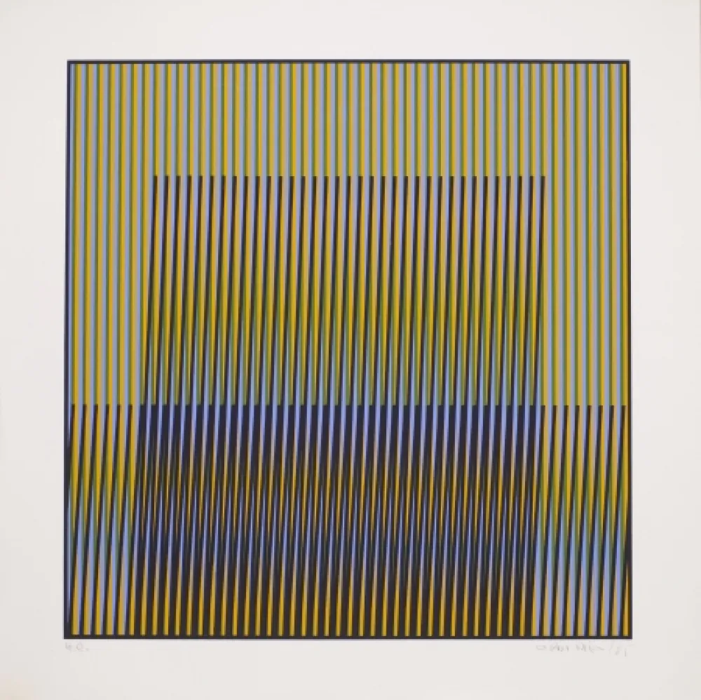 Lithografie Cruz-Diez - Untitled