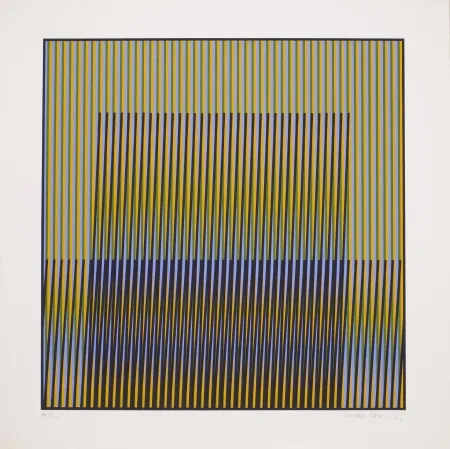 Lithografie Cruz-Diez - Untitled