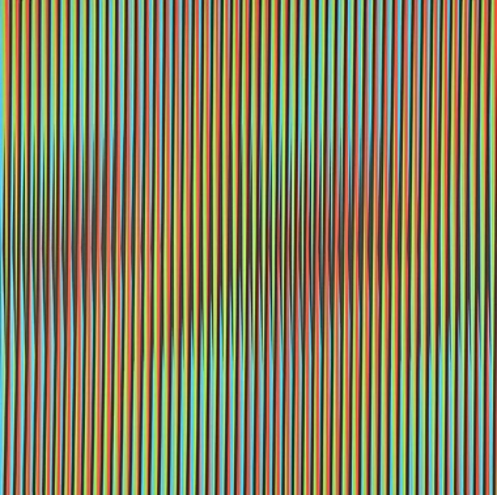 Lithografie Cruz-Diez - Viernes