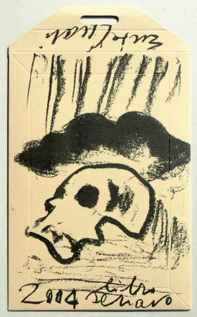 Zeefdruk Cucchi - Libro schiavo