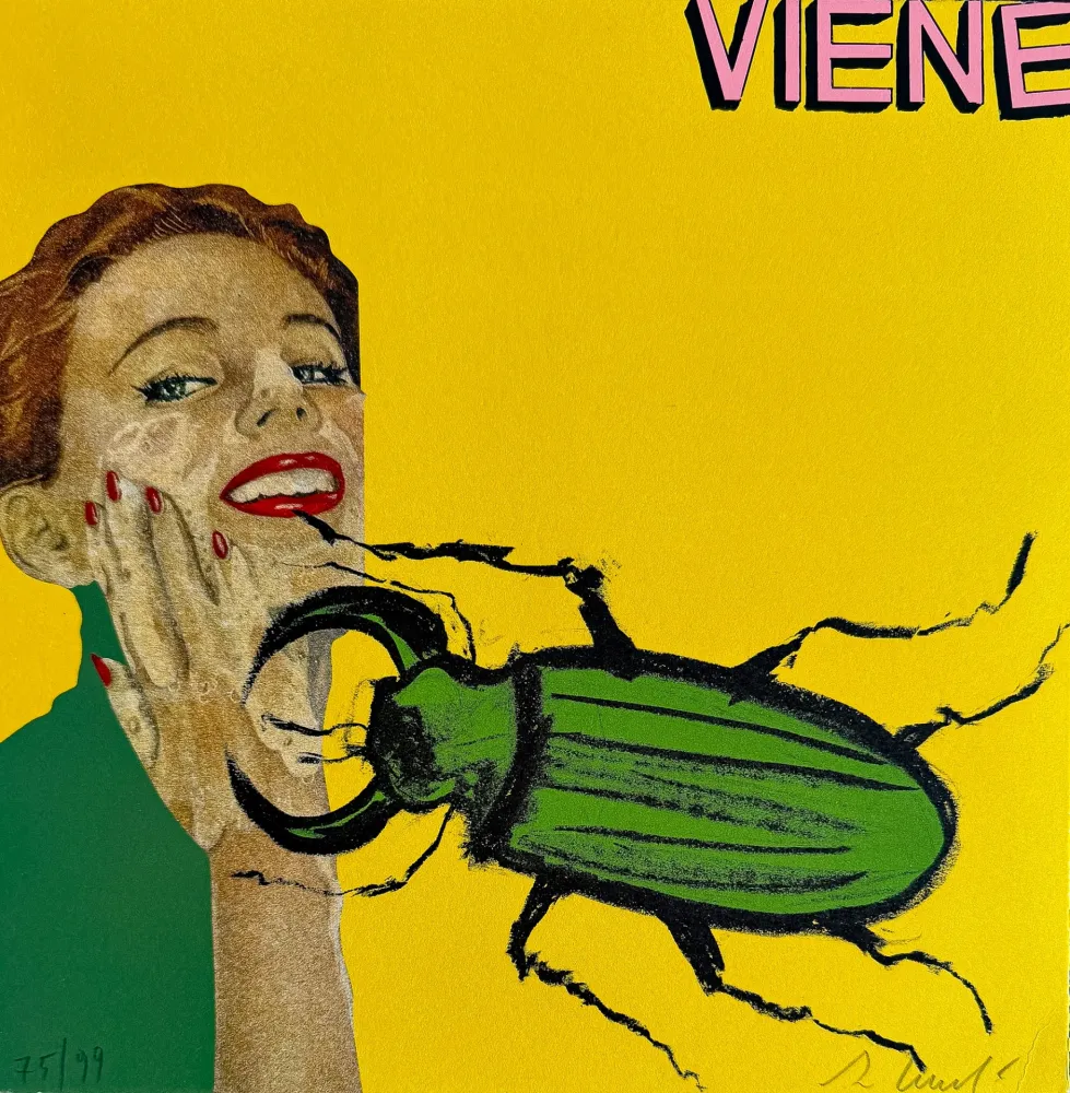 Lithografie Cucchi - Viene
