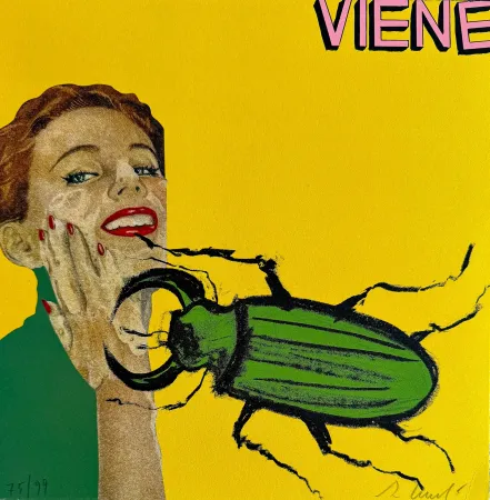 Lithografie Cucchi - Viene