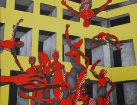 Lithografie Cueco - L'université