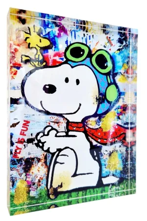 Digitale Print Cuencas - Snoopy fly is fun