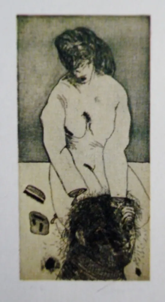 Ets En Aquatint Cuevas - Corte de cabello