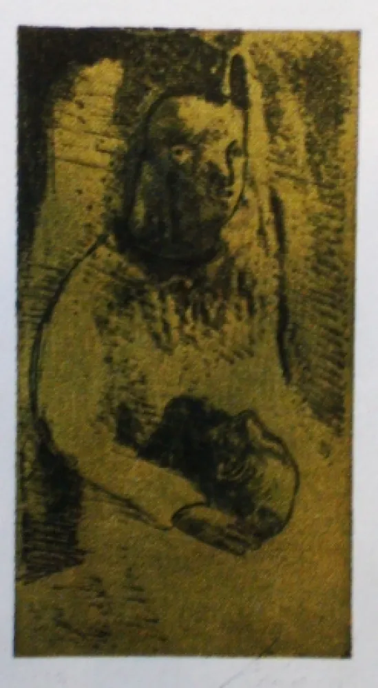 Ets En Aquatint Cuevas - Holofernes