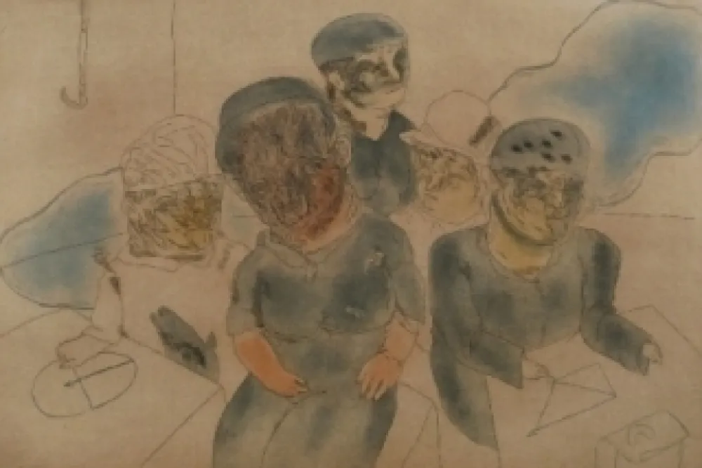 Ets En Aquatint Cuevas - La familia del marino