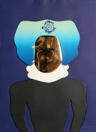 Diepdruk Cuevas - La Mascara from the Homage to Quevedo Portfolio