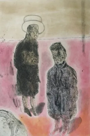 Ets En Aquatint Cuevas - Travestistas