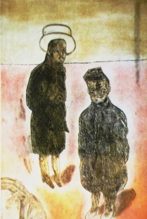 Ets En Aquatint Cuevas - Travestistas