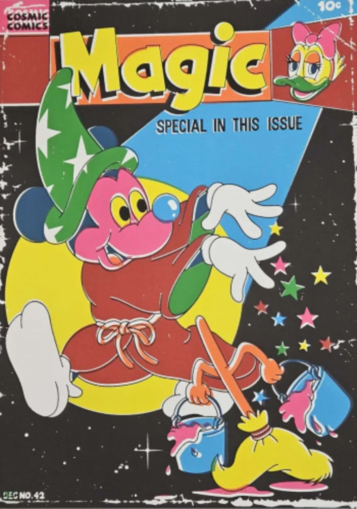 Lithografie Dabs - Magic