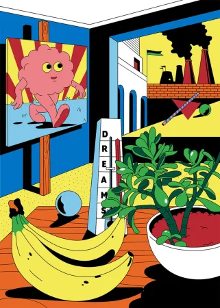 Lithografie Dabs - Metaphysical Interior