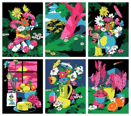 Lithografie Dabs - Untitled (Set of 6)