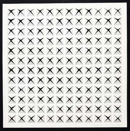 Geen Techniek Dadamaino - Dadamaino ( 1930-2004 ) – Untitled – hand-signed Punched paper – 1974