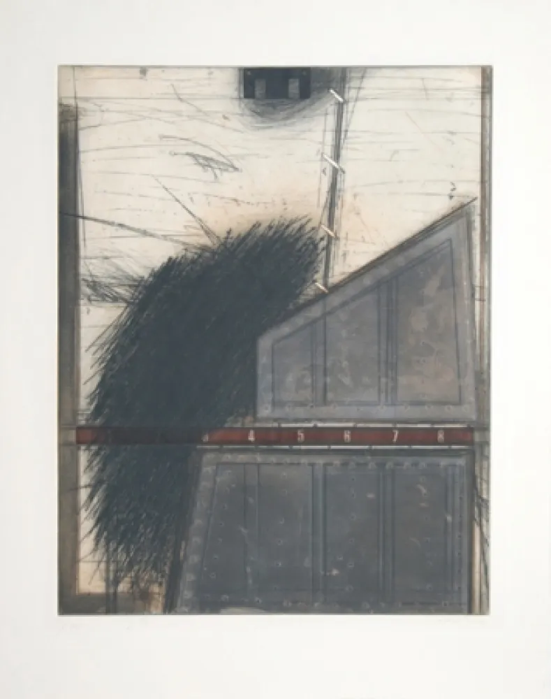 Ets En Aquatint Dahmen - Bastion 