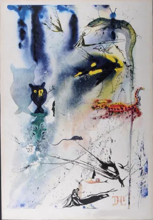 Heliogravure Dali - A Caucus Race and a Long Tale, 1969