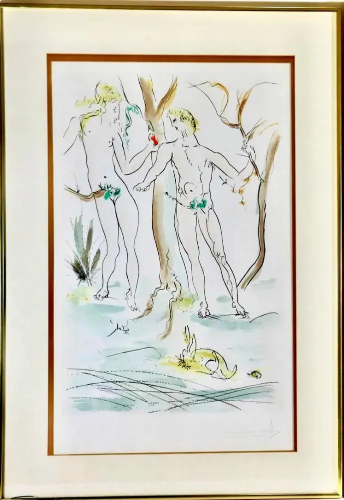 Ets Dali - Adam et Eve