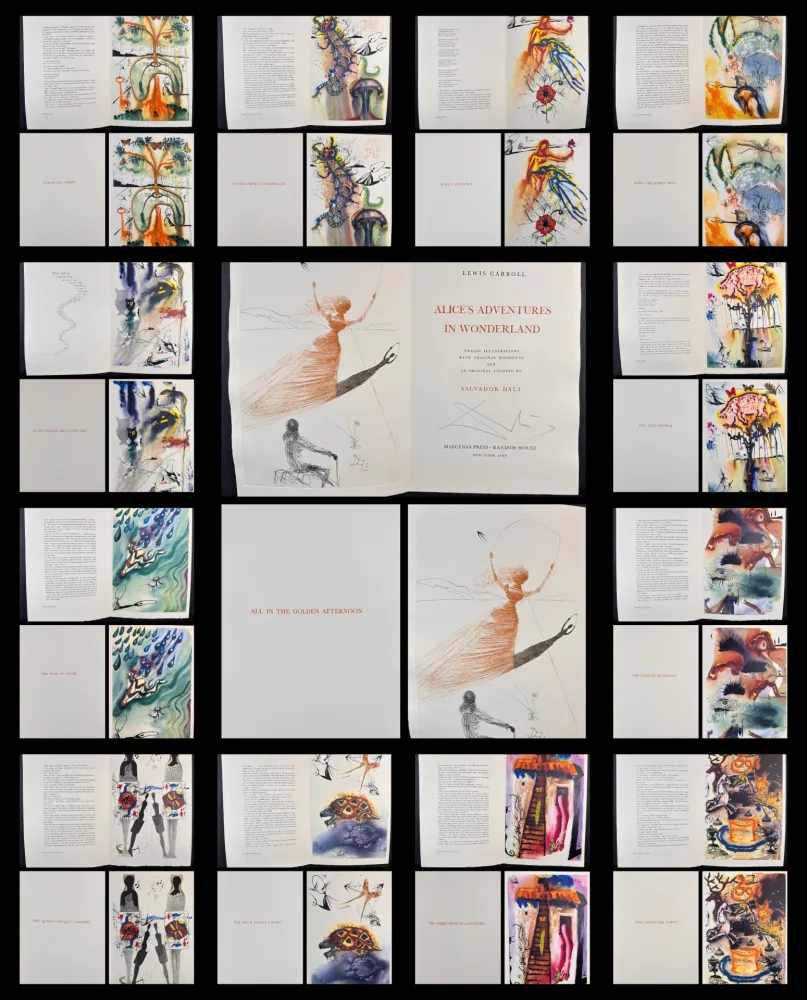 Gravure Dali - Alice in Wonderland Complete Suite