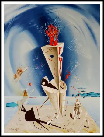 Lithografie Dali - Appareil et Main 