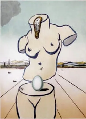 Lithografie Dali - Birth of Venus