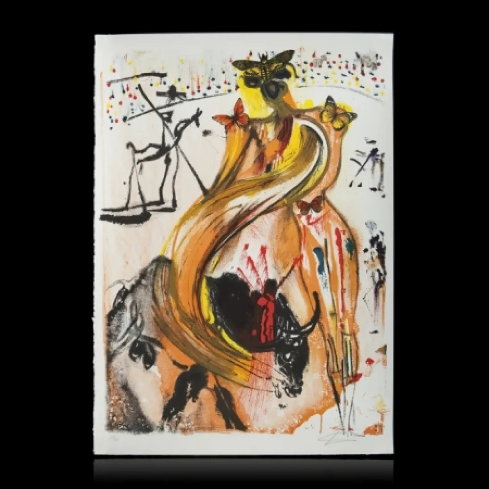 Lithografie Dali - BULLFIGHTER 
