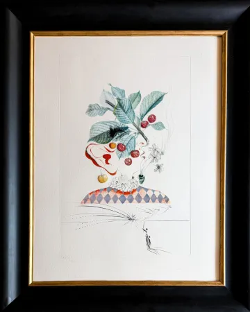 Lithografie Dali - Cérises Pierrot