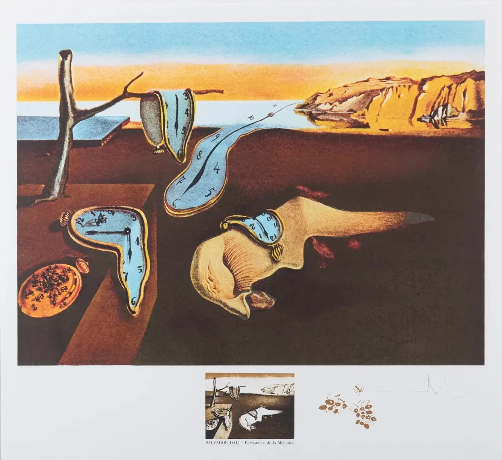 Lithografie Dali - Changes in Great Masterpieces Persistence de la Memoire