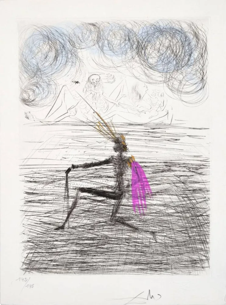 Droge Naald Dali - Chevalier à genou (Kneeling Knight)