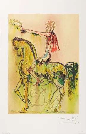 Lithografie Dali - Chevalier Romain (The Roman Cavalier)