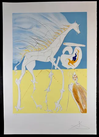 Gravure Dali - Conquest of Cosmos Saturnian Giraffe
