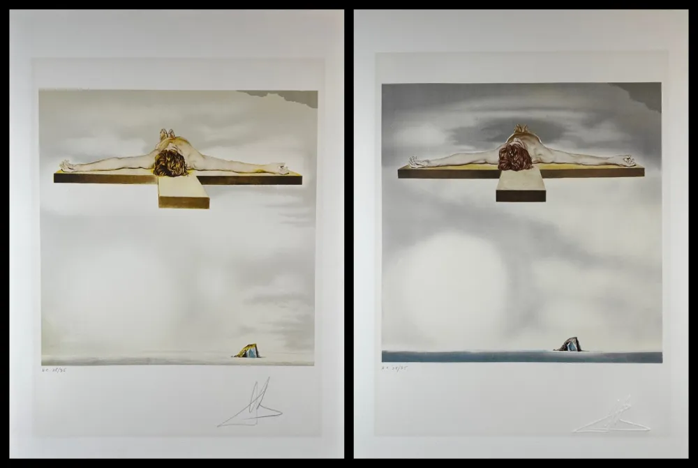 Lithografie Dali - Crucifixion (Christ of Gala)