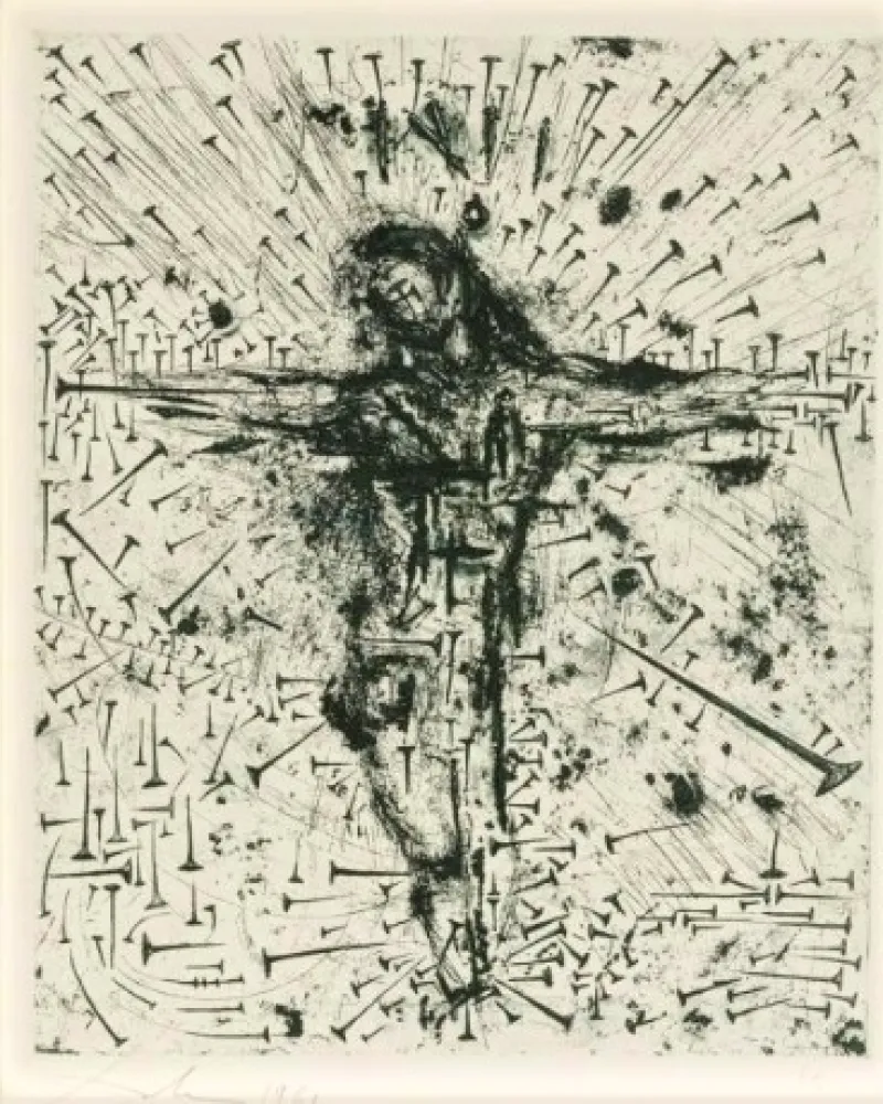 Ets Dali - Crucifixion, from Apocalypse de Saint Jean