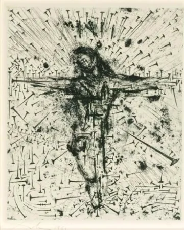 Ets Dali - Crucifixion, from Apocalypse de Saint Jean