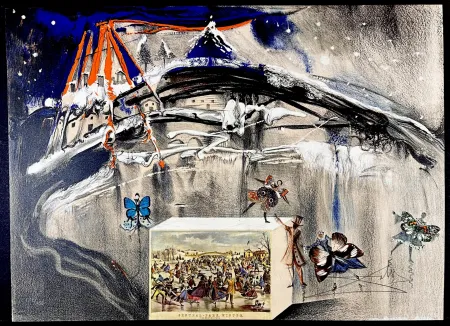 Lithografie Dali - Currier & Ives New York Central Park Winter