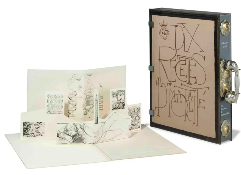 Lithografie Dali - Dix Recettes d'Immortalité