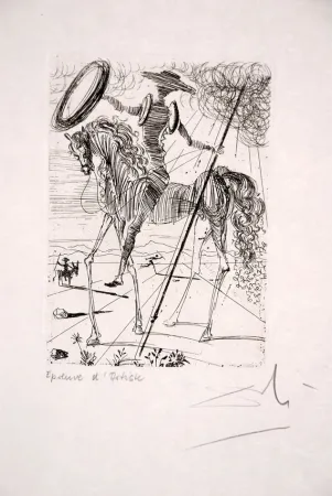 Ets Dali - Don Quichotte - Don Quixote (suite Cinq Portraits espagnols - Five Spanish Immortals)