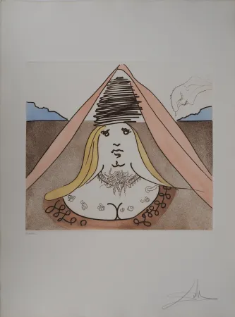 Gravure Dali - Don Quichotte, la Dulcinée